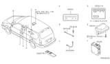 Diagram for 2003 Nissan Quest Transmitter - 28268-2Z000