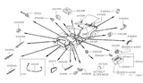 Diagram for 1983 Nissan Pulsar NX Fuse Box - 24311-01M00