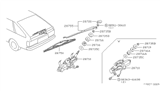 Diagram for 1982 Nissan Sentra Wiper Arm - 28780-21A00