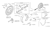 Diagram for Nissan Sentra Wheel Cylinder - D4100-13A25