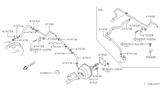 Diagram for 1986 Nissan Pulsar NX Brake Booster Vacuum Hose - 47471-04A00