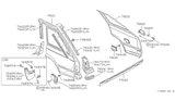 Diagram for Nissan Sentra Fuel Filler Housing - 78120-01A00