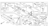 Diagram for Nissan Pulsar NX Steering Gear Box - 48010-33A02