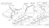 Diagram for 1986 Nissan Sentra Door Moldings - 82872-01A00