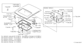 Diagram for 1988 Nissan Van Sunroof - 73806-14A00