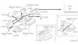 Diagram for 1984 Nissan Sentra Antenna Cable - 28360-W1001