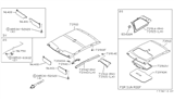 Diagram for 1982 Nissan Sentra Sun Visor - 96401-04A02