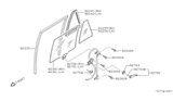 Diagram for 1986 Nissan Sentra Window Regulator - 82700-01A00