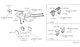 Diagram for 1983 Nissan Sentra Car Speakers - 28147-C6000