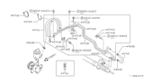 Diagram for 1983 Nissan Pulsar NX Power Steering Hose - 49711-02A00