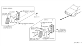 Diagram for 1983 Nissan Sentra Side Marker Light - 26146-33A00