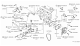 Diagram for 1984 Nissan Sentra Water Pump - 21010-16A25