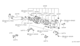 Diagram for 1983 Nissan Sentra Air Duct - 16578-17A00