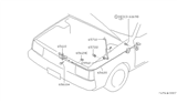 Diagram for Nissan Pulsar NX Hood Cable - 65620-01A10