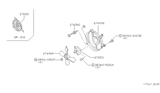 Diagram for 1985 Nissan Sentra Fan Motor - 92120-11M00