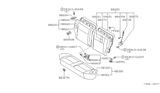 Diagram for 1986 Nissan Sentra Seat Cushion - 88300-36A00