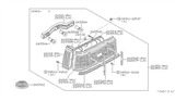 Diagram for 1983 Nissan Sentra Bumper Reflector - 26508-01A01