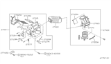 Diagram for Nissan Sentra Blower Motor - 27220-W3410