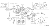 Diagram for Nissan Sentra Oil Pressure Gauge - 25032-05A00