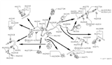 Diagram for 1984 Nissan Sentra Hydraulic Hose - 46212-01A13