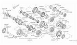 Diagram for 1983 Nissan Sentra Synchronizer Ring - 32607-M8000