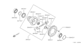 Diagram for 1982 Nissan Sentra Pinion Washer - 38426-01M00