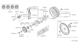 Diagram for Nissan Sentra Flywheel - 12310-11M00