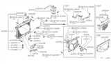 Diagram for 1985 Nissan Pulsar NX Fan Shroud - 21483-04A10