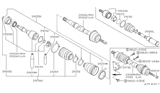 Diagram for 1987 Nissan Stanza CV Boot - 39241-17R26