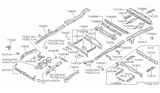 Diagram for 1988 Nissan Stanza Rear Crossmember - 75660-20R10