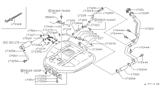 Diagram for Nissan Stanza Fuel Level Sensor - 25060-29R00