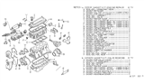 Diagram for 1986 Nissan Stanza Cylinder Head Gasket - 10101-29R86