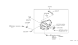 Diagram for Nissan Stanza Automatic Transmission Shift Position Sensor Switch - 32005-08E04