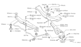 Diagram for Nissan Stanza Trailing Arm - 55501-29R00
