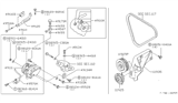 Diagram for Nissan Stanza Power Steering Pump - 49110-06R00