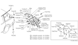 Diagram for 1990 Nissan Pathfinder Body Mount Hole Plug - 77700-89908