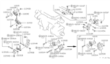 Diagram for 1986 Nissan Stanza Engine Mount - 11353-06R00