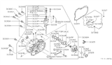Diagram for Nissan Stanza Bellhousing - 31340-21X17
