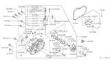 Diagram for 1989 Nissan Stanza Bellhousing - 31340-21X71