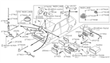 Diagram for Nissan Hardbody Pickup (D21U) Antenna Mast - 28215-61A00