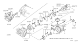 Diagram for 1987 Nissan Stanza Distributor - 22100-20R00