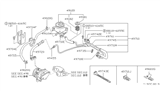 Diagram for 1987 Nissan Stanza Power Steering Hose - 49713-15R00