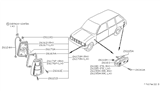 Diagram for 1987 Nissan Stanza Light Socket - 26178-21R00