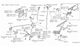 Diagram for Nissan Stanza Door Lock - 80523-29R00