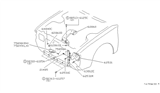 Diagram for Nissan Air Deflector - 62848-21R00