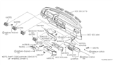 Diagram for 1988 Nissan Stanza Glove Box - 68500-14R10