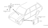 Diagram for Nissan Stanza Engine Control Module - 22611-20R00