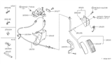 Diagram for 1988 Nissan Stanza Throttle Cable - 18201-29R10