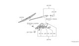 Diagram for 1986 Nissan Stanza Wiper Motor - 28700-21R00