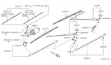 Diagram for Nissan Stanza Wiper Blade - 28890-35V10